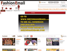 Tablet Screenshot of fashionemall.com